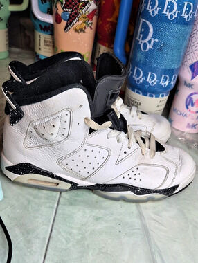 Nike Air Jordan 6 White & Black Sneakers